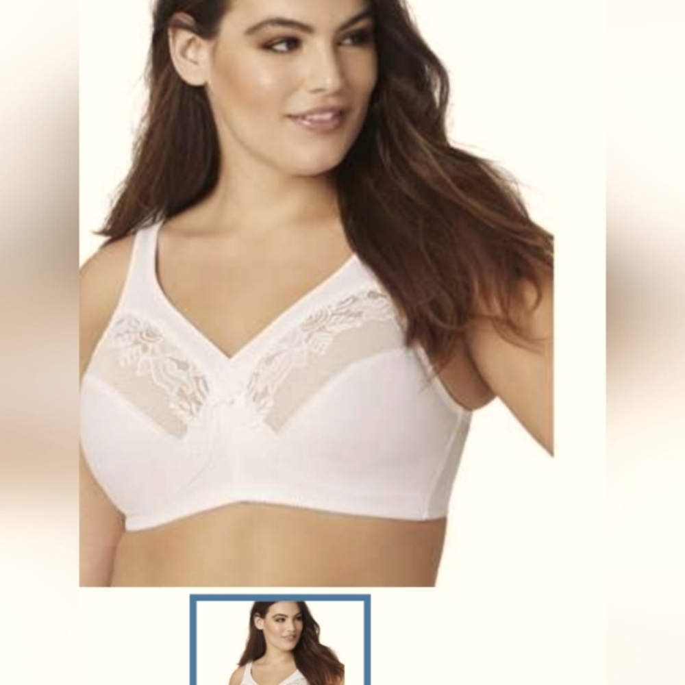 Glamourise Women's Full Figure Plus Size MagicLift Wirefree Minimizer Support Br